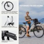Deruiz 28 Zoll City E Bike 644Wh-Akku Maximal 161km Damen/Herren – E-Bike (Urbanbike), 250 W, 48 V / 13,4 Ah (644 Wh), bis 161 km Reichweite – Bild 10