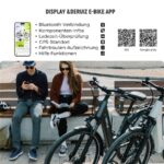Deruiz 28 Zoll City E Bike 644Wh-Akku Maximal 161km Damen/Herren – E-Bike (Urbanbike), 250 W, 48 V / 13,4 Ah (644 Wh), bis 161 km Reichweite – Bild 6