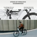Deruiz 28 Zoll City E Bike 644Wh-Akku Maximal 161km Damen/Herren – E-Bike (Urbanbike), 250 W, 48 V / 13,4 Ah (644 Wh), bis 161 km Reichweite – Bild 9