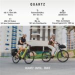 Deruiz Quartz 28 Zoll City Fahrrad 644 Wh Citybike – E-Bike (Citybike), 250 W, 48 V / 13,4 Ah (644 Wh), bis 120 km Reichweite – Bild 2