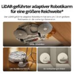 Dji ROMO A2 Mit Multifunktions-Basisstation – Saugroboter mit Wischfunktion, bis 180 min Laufzeit, Lasernavigation – Bild 3