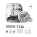 Dji ROMO P2 Clean More Combo - Mit Multifunktions-Basisstation – Saugroboter mit Wischfunktion, bis 180 min Laufzeit, Lasernavigation