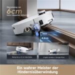 Dreame Aqua10 Roller – Saugroboter mit Wischfunktion, bis 196 min Laufzeit, Lasernavigation – Bild 10