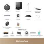 Dreame Aqua10 Ultra Roller Complete Black – Saugroboter mit Wischfunktion, bis 175 min Laufzeit, Lasernavigation – Bild 14