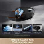 Dreame Aqua10 Ultra Roller Complete Black – Saugroboter mit Wischfunktion, bis 175 min Laufzeit, Lasernavigation – Bild 5