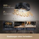 Dreame Aqua10 Ultra Roller Complete Black – Saugroboter mit Wischfunktion, bis 175 min Laufzeit, Lasernavigation – Bild 9