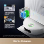 Dreame Aqua10 Ultra Roller Complete White – Saugroboter mit Wischfunktion, bis 175 min Laufzeit, Lasernavigation – Bild 13