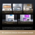 Dreame Aqua10 Ultra Track Complete White – Saugroboter mit Wischfunktion, bis 200 min Laufzeit, Lasernavigation – Bild 10