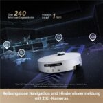 Dreame Aqua10 Ultra Track Complete White – Saugroboter mit Wischfunktion, bis 200 min Laufzeit, Lasernavigation – Bild 9