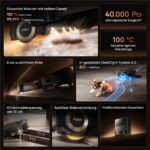 Dreame Aqua20 Pro Ultra Roller X Complete Black – Saugroboter mit Wischfunktion, bis 170 min Laufzeit, Lasernavigation – Bild 2