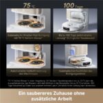 Dreame L40s Pro Ultra White – Saugroboter mit Wischfunktion, bis 180 min Laufzeit, Lasernavigation – Bild 4