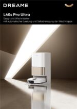 Dreame L40s Pro Ultra White – Saugroboter mit Wischfunktion, bis 180 min Laufzeit, Lasernavigation – Bild 5