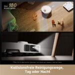 Dreame L40s Pro Ultra White – Saugroboter mit Wischfunktion, bis 180 min Laufzeit, Lasernavigation – Bild 6