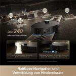 Dreame Matrix 10 Ultra Black – Saugroboter mit Wischfunktion, bis 260 min Laufzeit, Lasernavigation – Bild 8