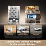 Dreame Matrix10 Pro White – Saugroboter mit Wischfunktion, bis 261 min Laufzeit, Lasernavigation – Bild 6