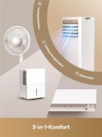 Dreame P-Wind10 7k Camel Gold – Mobiles Klimagerät, 7000 BTU/h, bis 25 m², Energieeffizienzklasse A – Bild 2