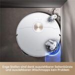 Dreame X40 Ultra Complete Weiß – Saugroboter mit Wischfunktion, bis 210 min Laufzeit, Lasernavigation – Bild 5