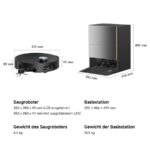 Dreame X60 Pro Ultra Complete – Saugroboter mit Wischfunktion, bis 242 min Laufzeit, Lasernavigation (Art.-Nr. 3046040) – Bild 12