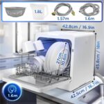 Duronic DW5 WE – Spülmaschine, Energieeffizienzklasse B, 43 cm – Bild 2