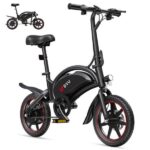 Dyu D3S 36V Klapprad Kompakt-/Faltrad – E-Bike (Faltrad), 250 W, 36 V / 10 Ah (360 Wh), bis 40 km Reichweite