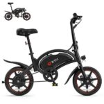 Dyu D3S 36V Klapprad Kompakt-/Faltrad – E-Bike (Faltrad), 250 W, 36 V / 10 Ah (360 Wh), bis 40 km Reichweite – Bild 3