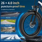 Ecorush R1 All Terrain Bike – E-Bike (All Terrain Bike), 250 W, 48 V / 20 Ah (960 Wh), bis 150 km Reichweite – Bild 5