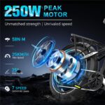 Ecorush R2 20*4 – E-Bike (Faltrad), 250 W, 48 V / 10,4 Ah (499 Wh), bis 100 km Reichweite (Art.-Nr. 154808380) – Bild 2