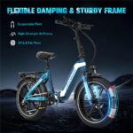 Ecorush R2 20*4 – E-Bike (Faltrad), 250 W, 48 V / 10,4 Ah (499 Wh), bis 100 km Reichweite (Art.-Nr. 154808380) – Bild 5