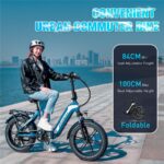 Ecorush R2 20*4 – E-Bike (Faltrad), 250 W, 48 V / 10,4 Ah (499 Wh), bis 100 km Reichweite (Art.-Nr. 154808380) – Bild 7