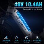 Ecorush R2 20*4 – E-Bike (Faltrad), 250 W, 48 V / 10,4 Ah (499 Wh), bis 100 km Reichweite (Art.-Nr. 155290124) – Bild 3