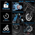 Ecorush R3 All Terrain Bike – E-Bike (All Terrain Bike), 250 W, 48 V / 20 Ah (960 Wh), bis 150 km Reichweite – Bild 2