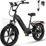 Ecorush R6 Mountainbike – E-Bike (Mountainbike), 250 W, 48 V / 15,6 Ah (749 Wh), bis 120 km Reichweite (Art.-Nr. 155294747)