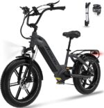 Ecorush R6 Mountainbike – E-Bike (Mountainbike), 250 W, 48 V / 15,6 Ah (749 Wh), bis 120 km Reichweite (Art.-Nr. 155294747)
