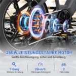 Ecorush R6 Mountainbike – E-Bike (Mountainbike), 250 W, 48 V / 15,6 Ah (749 Wh), bis 120 km Reichweite (Art.-Nr. 155294747) – Bild 2