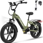 Ecorush R6 Mountainbike – E-Bike (Mountainbike), 250 W, 48 V / 15,6 Ah (749 Wh), bis 120 km Reichweite (Art.-Nr. 155294798)