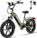 Ecorush R6 Mountainbike – E-Bike (Mountainbike), 250 W, 48 V / 15,6 Ah (749 Wh), bis 120 km Reichweite (Art.-Nr. 155294798)