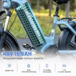 Ecorush R6 Mountainbike – E-Bike (Mountainbike), 250 W, 48 V / 15,6 Ah (749 Wh), bis 120 km Reichweite (Art.-Nr. 155294798) – Bild 3