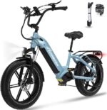 Ecorush R6 Mountainbike – E-Bike (Mountainbike), 250 W, 48 V / 15,6 Ah (749 Wh), bis 120 km Reichweite (Art.-Nr. 155876591)