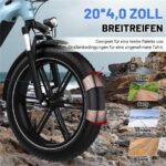 Ecorush R6 Mountainbike – E-Bike (Mountainbike), 250 W, 48 V / 15,6 Ah (749 Wh), bis 120 km Reichweite (Art.-Nr. 155876591) – Bild 5
