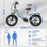 Ecorush R6 Mountainbike – E-Bike (Mountainbike), 250 W, 48 V / 15,6 Ah (749 Wh), bis 120 km Reichweite (Art.-Nr. 155876591) – Bild 7