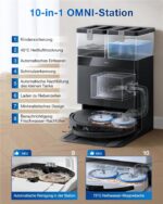 Ecovacs T50 OMNI GEN2 - BLACK – Saugroboter mit Wischfunktion, bis 225 min Laufzeit, Lasernavigation – Bild 7