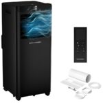 Erikssøn Silent Comfort Series Schwarz – Mobiles Klimagerät, 10.000 BTU/h, bis 30 m², Energieeffizienzklasse A
