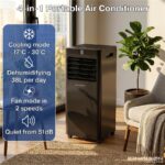 Erikssøn Silent Comfort Series Schwarz – Mobiles Klimagerät, 10.000 BTU/h, bis 30 m², Energieeffizienzklasse A – Bild 4