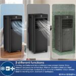 Erikssøn Silent Comfort Series Schwarz – Mobiles Klimagerät, 10.000 BTU/h, bis 30 m², Energieeffizienzklasse A – Bild 6