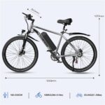 Evercross Tech EK15 Citybike – E-Bike (Citybike), 250 W, 36 V / 10,4 Ah (374 Wh), bis 90 km Reichweite – Bild 2