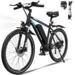 Evercross Tech EK15 Shimano 7-Gang Citybike – E-Bike (Citybike), 250 W, 36 V / 10,4 Ah (374 Wh), bis 90 km Reichweite