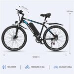 Evercross Tech EK15 Shimano 7-Gang Citybike – E-Bike (Citybike), 250 W, 36 V / 10,4 Ah (374 Wh), bis 90 km Reichweite – Bild 2