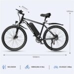 Evercross Tech EK15 Shimano 7-Gang Mountainbike – E-Bike (Mountainbike), 250 W, 36 V / 10,4 Ah (374 Wh), bis 90 km Reichweite – Bild 2
