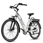 Evercross Tech EK25 Citybike – E-Bike (Citybike), 250 W, 36 V / 13 Ah (468 Wh), bis 100 km Reichweite – Bild 2