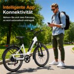 Evercross Tech EK25 Citybike – E-Bike (Citybike), 250 W, 36 V / 13 Ah (468 Wh), bis 100 km Reichweite – Bild 9